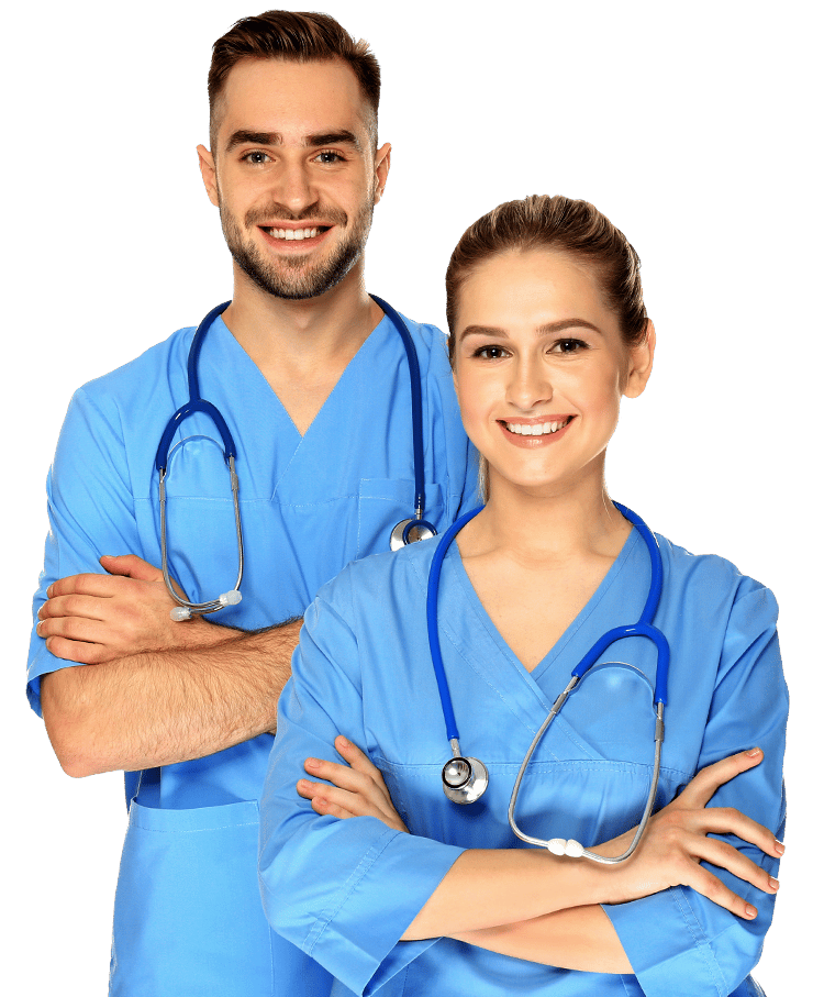 Nurse and medical assistant